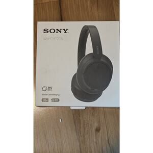 Sony WH-CH720N Noise Canceling Wireless Headphones Bluetooth  Black New